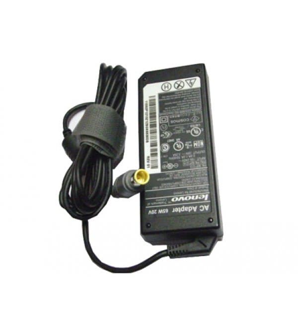 Lenovo; 20V; 4.5A; Center pin laptop power pack.
